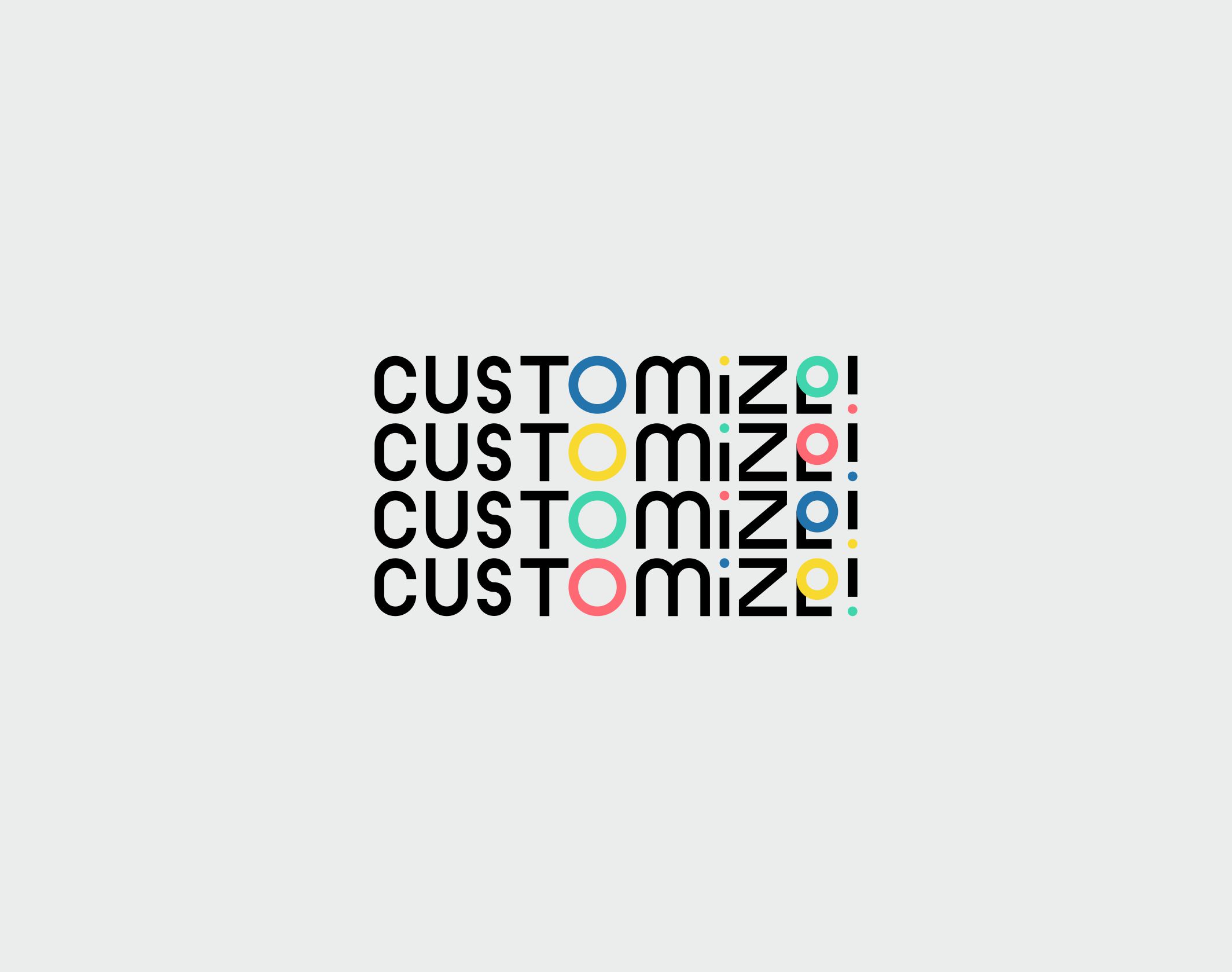Customize - typographie